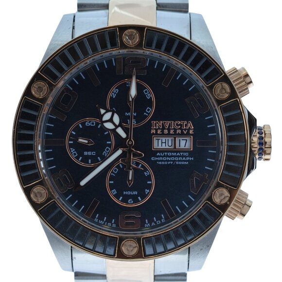 Men's 47mm Invicta Reserve Pro Diver LE of 999 Automatic 7750 Watch! Ref: 10611!